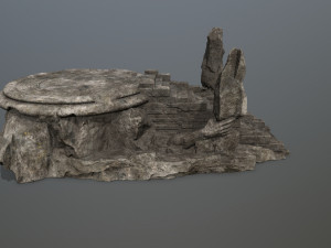 Temple Modèle 3D