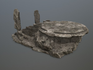 Temple Modèle 3D