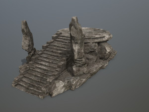 Temple Modèle 3D