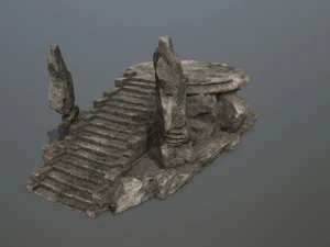 Temple 3D Model