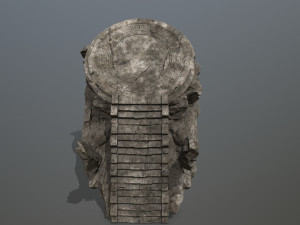 Temple Modèle 3D