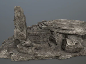 Temple 3D Model