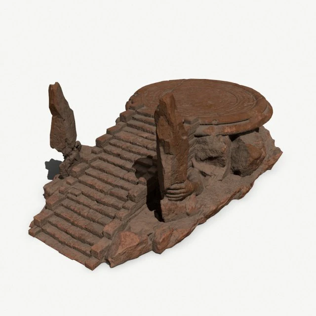 Храм 3D Модель .c4d .max .obj .3ds .fbx .stl .blend 