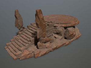 Temple 3D मॉडल