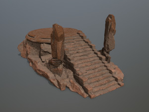 Temple 3D मॉडल