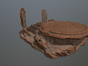 Temple 3D मॉडल