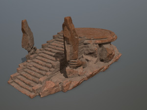 Temple 3D मॉडल