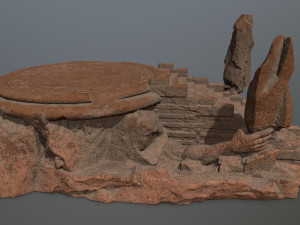 Temple 3D मॉडल