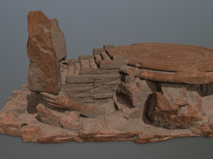 Temple 3D मॉडल