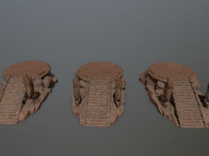 Temple 3D मॉडल