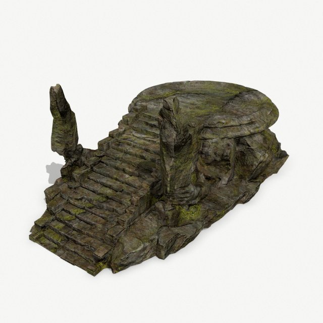 Temple 3D Model .c4d .max .obj .3ds .fbx .stl .blend 