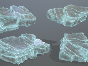 Ice rocks Modelo 3D