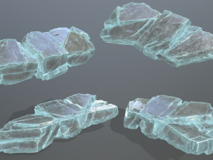 Ice rocks Modelo 3D