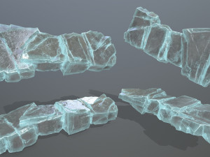 Ice rocks Modelo 3D