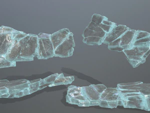 Ice rocks 3D Model