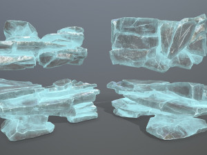 Ice rocks Modelo 3D