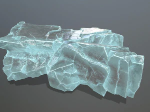Ice rocks 3D Model