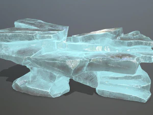 Ice rocks 3D Model