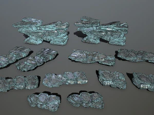 Ice rocks 3D Model