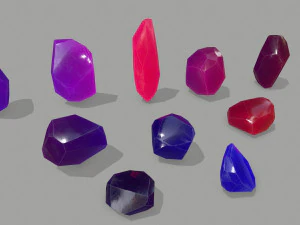 Crystal set 3D Model
