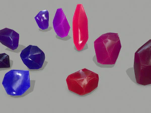 Crystal set 3D Model