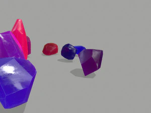 Crystal set 3D Model