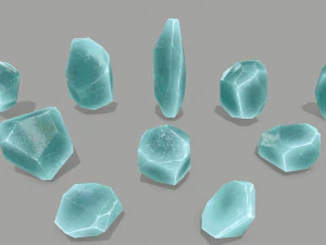 Crystal set 3D Model