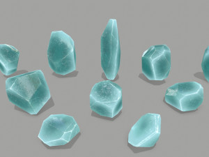 Crystal set 3D Model