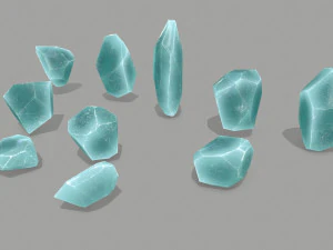 Crystal set 3D Model