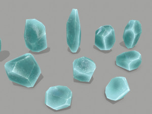 Crystal set 3D Model