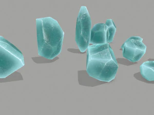 Crystal set 3D Model