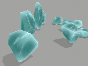 Crystal set 3D Model