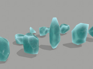 Crystal set 3D Model