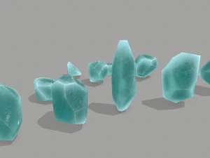 Crystal set 3D Model