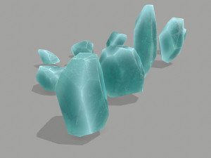 Crystal set 3D Model