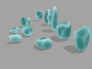 Crystal set 3D Model
