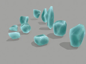 Crystal set 3D Model