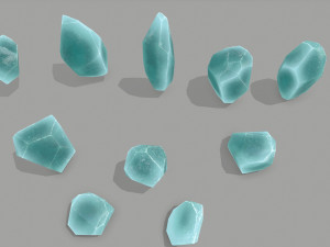 Crystal set 3D Model