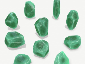 Crystal set 3D Model