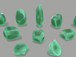 Crystal set 3D Model
