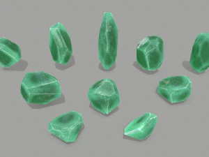 Crystal set 3D Model
