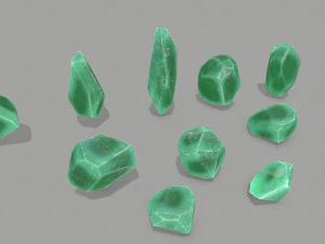 Crystal set 3D Model