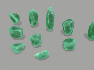 Crystal set 3D-Modell