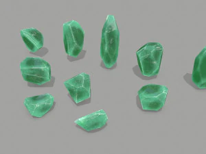 Crystal set 3D Model