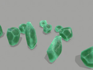 Crystal set 3D Model