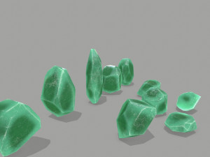 Crystal set 3D-Modell