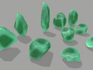 Crystal set 3D Model