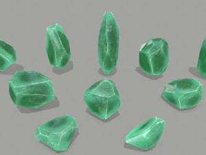 Crystal set 3D Model