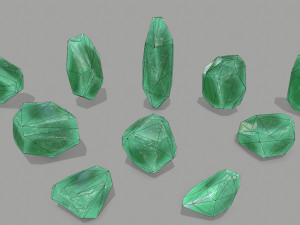 Crystal set 3D-Modell