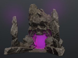 Skull gate Modelo 3D